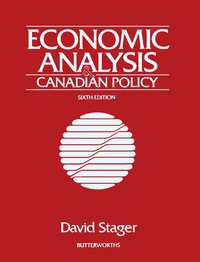 Cover image: Economic Analysis & Canadian Policy 6th edition 9780409805963
