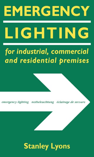Imagen de portada: Emergency Lighting 9780750608060