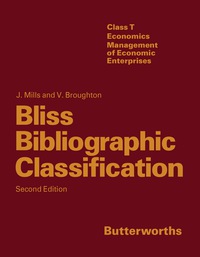表紙画像: Bliss Bibliographic Classification 2nd edition 9780408708340