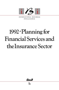 صورة الغلاف: 1992-Planning for Financial Services and the Insurance Sector 9780408040891