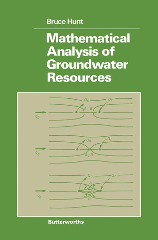 Cover image: Mathematical Analysis of Groundwater Resources 9780408013994