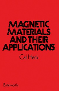 Cover image: Magnetic Materials and Their Applications 9780408703994
