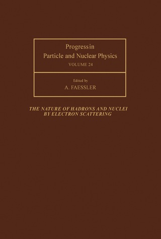 Imagen de portada: The Nature of Hadrons and Nuclei by Electron Scattering 9780080407616