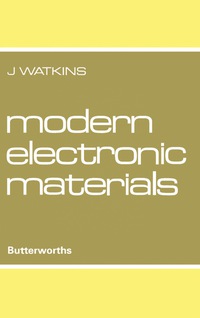 Cover image: Modern Electronic Materials 9780408701402