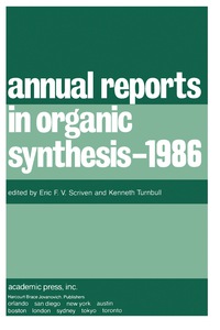 Titelbild: Annual Reports in Organic Synthesis — 1986 9780120408177