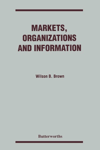 Immagine di copertina: Markets, Organizations and Information 9780409905090