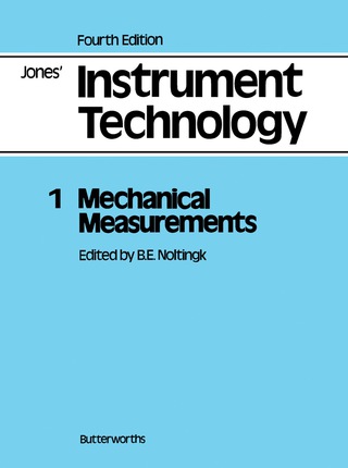 Omslagafbeelding: Mechanical Measurements 4th edition 9780408012317