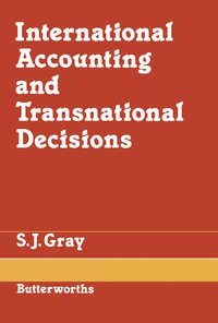 Cover image: International Accounting and Transnational Decisions 9780408108416