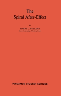 Cover image: The Spiral After-Effect 9780080135427