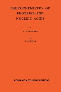 Imagen de portada: Photochemistry of Proteins and Nucleic Acids 9780080135694