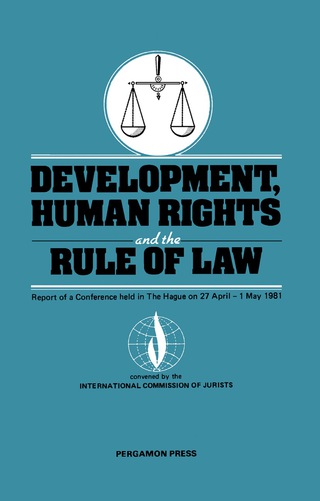 Cover image: Development, Human Rights and the Rule of Law 9780080289519