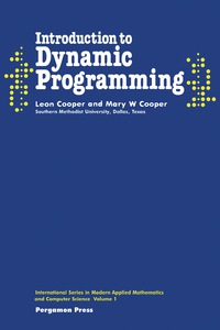 Cover image: Introduction to Dynamic Programming 9780080250649