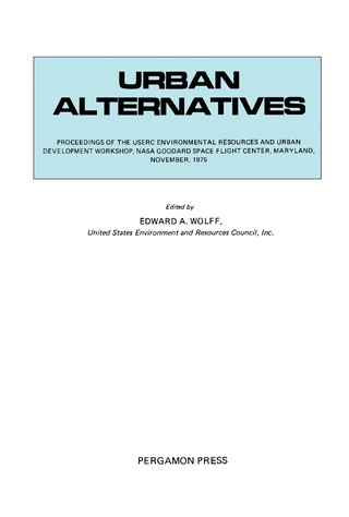 Imagen de portada: Urban Alternatives 9780080211718