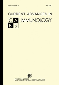 Omslagafbeelding: Current Advances in Immunology 9780080353142