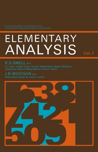 Imagen de portada: Elementary Analysis 9780080107820
