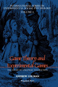 صورة الغلاف: Game Theory and Experimental Games 9780080260693