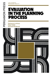 Imagen de portada: Evaluation in the Planning Process 9780080182438