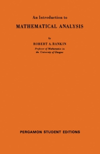 Cover image: An Introduction to Mathematical Analysis 9780080134772