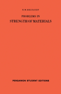 Cover image: Problems in Strength of Materials 9780080136646