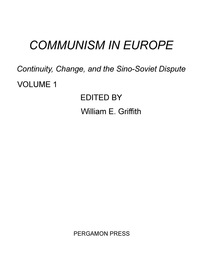 Cover image: Communism in Europe 9780080124193