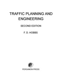 Cover image: Traffic Planning and Engineering 2nd edition 9780080226972