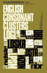 Imagen de portada: English Consonant Clusters 9780080114675