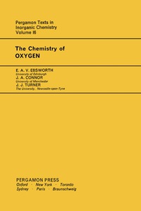 Omslagafbeelding: The Chemistry of Oxygen 9780080188577