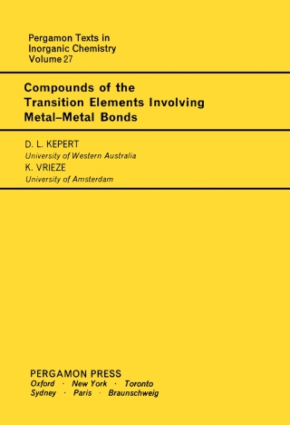 Cover image: Compounds of the Transition Elements Involving Metal-Metal Bonds 9780080188799