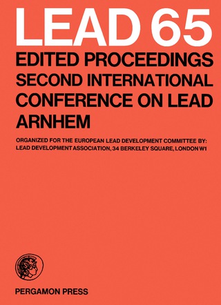 Cover image: Lead 65 9780080114255