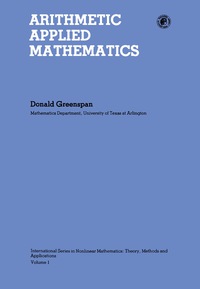 Cover image: Arithmetic Applied Mathematics 9780080250465