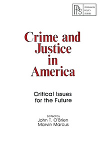 Imagen de portada: Crime and Justice in America 9780080255491