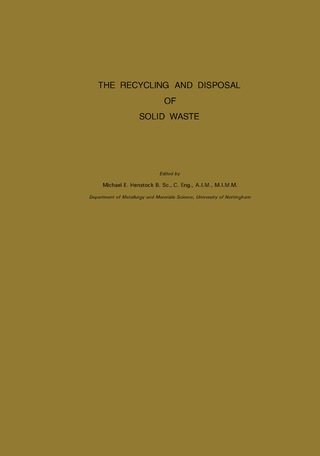 صورة الغلاف: The Recycling and Disposal of Solid Waste 9780080196855