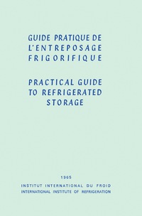 Omslagafbeelding: Guide Pratique de l'Entreposage Frigorifique 9780080122151