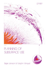 Cover image: Planning of Subsurface Use 9780080226897