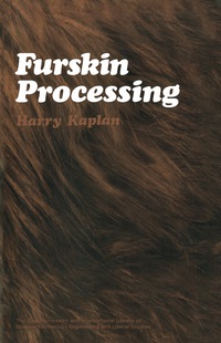 صورة الغلاف: Furskin Processing 9780080163529