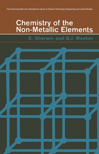 صورة الغلاف: Chemistry of the Non-Metallic Elements 9780080112954