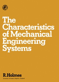 Cover image: The Characteristics of Mechanical Engineering Systems 9780080210322