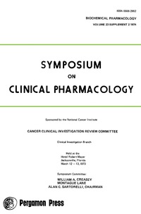 Cover image: Symposium on Clinical Pharmacology 9780080189499