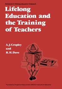 Imagen de portada: Lifelong Education and the Training of Teachers 9780080230085