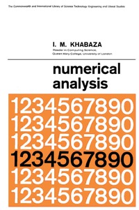 Cover image: Numerical Analysis 9780080107745