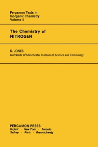 Cover image: The Chemistry of Nitrogen 9780080187952