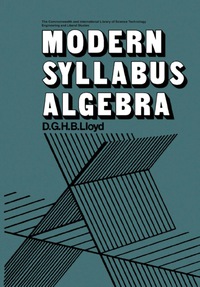 Imagen de portada: Modern Syllabus Algebra 9780080159645