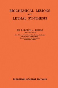 Cover image: Biochemical Lesions and Lethal Synthesis 9780080137797