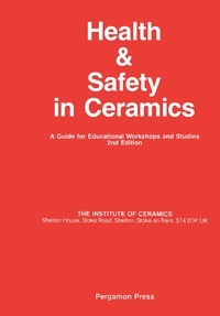 Imagen de portada: Health and Safety in Ceramics 9780080334684