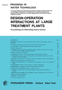 Cover image: Design—Operation Interactions at Large Treatment Plants 9780080182933