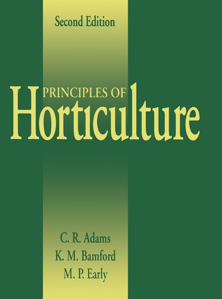 Cover image: Principles of Horticulture 2nd edition 9780750617222