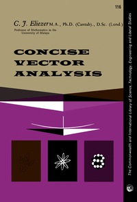 صورة الغلاف: Concise Vector Analysis 9780080099514