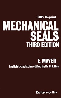 Omslagafbeelding: Mechanical Seals 3rd edition 9780408003070