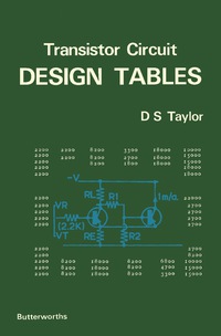 Imagen de portada: Transistor Circuit Design Tables 9780408701464