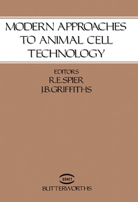 Omslagafbeelding: Modern Approaches to Animal Cell Technology 9780408027328